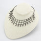 MALO4731 - Ruthenium White Metal Necklace with Top Grade Crystal  in Light Amethyst
