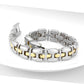 MALO4739 - Gold+Rhodium White Metal Bracelet with No Stone