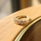 MALOAS1386 - Rhodium 925 Sterling Silver Ring with AAA Grade CZ  in Clear