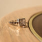 MALOAS1387 - Rhodium 925 Sterling Silver Ring with AAA Grade CZ  in Clear