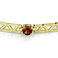 MALOS840 - Gold 925 Sterling Silver Bracelet with AAA Grade CZ  in Multi Color