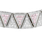 MALOS845 - Rhodium 925 Sterling Silver Bracelet with AAA Grade CZ  in Rose