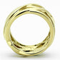 MATK1107 - IP Gold(Ion Plating) Stainless Steel Ring with No Stone