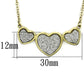 MATK1127 - IP Gold(Ion Plating) Stainless Steel Necklace with No Stone