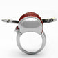 MATK1205 - Two-Tone IP Gold (Ion Plating) Stainless Steel Ring with Epoxy  in Siam