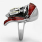 MATK1205 - Two-Tone IP Gold (Ion Plating) Stainless Steel Ring with Epoxy  in Siam