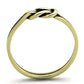 MATK1239G - IP Gold(Ion Plating) Stainless Steel Ring with No Stone