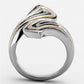 MATK1292 - Two-Tone IP Rose Gold Stainless Steel Ring with No Stone