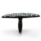 MATK1365 - IP Black(Ion Plating) Stainless Steel Ring with Top Grade Crystal  in Multi Color