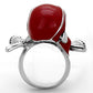 MATK1374 - High polished (no plating) Stainless Steel Ring with Epoxy  in Siam