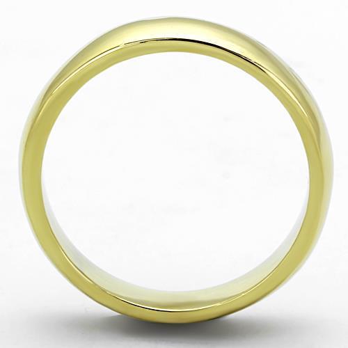 MATK1375G - IP Gold(Ion Plating) Stainless Steel Ring with No Stone