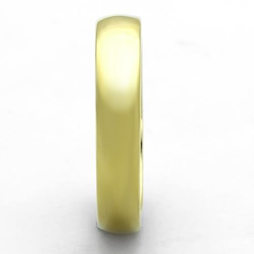 MATK1375G - IP Gold(Ion Plating) Stainless Steel Ring with No Stone
