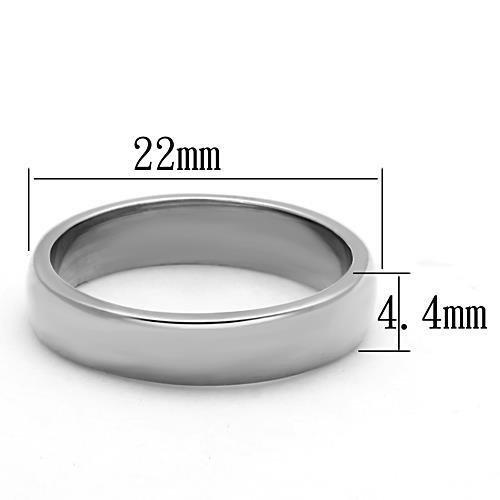 MATK1375 - High polished (no plating) Stainless Steel Ring with No Stone