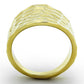 MATK1383 - IP Gold(Ion Plating) Stainless Steel Ring with No Stone