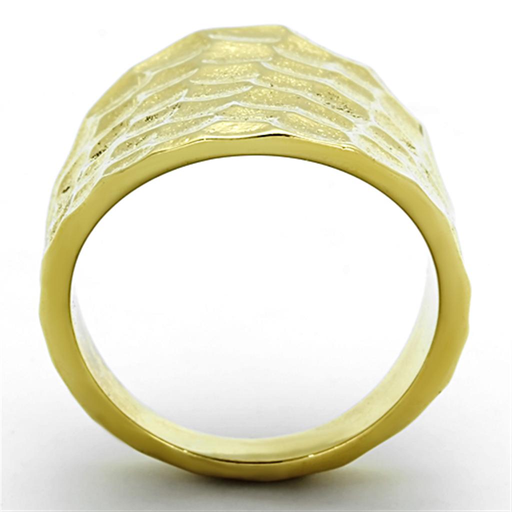 MATK1383 - IP Gold(Ion Plating) Stainless Steel Ring with No Stone