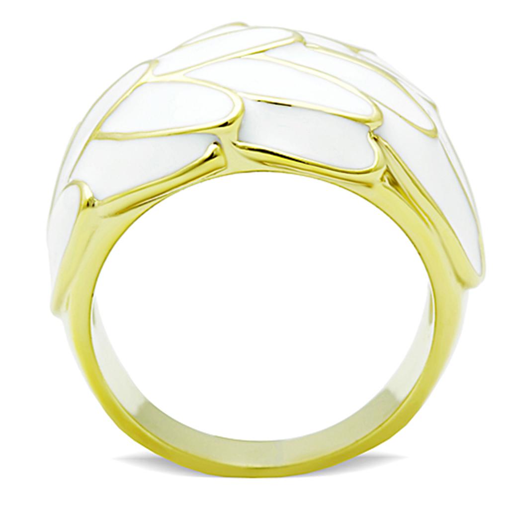 MATK1387 - IP Gold(Ion Plating) Stainless Steel Ring with No Stone