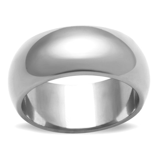 MATK1391N - High Polished Stainless Steel Wide Band Ring