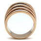 MATK1414 - IP Rose Gold(Ion Plating) Stainless Steel Ring with No Stone