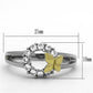 MATK1434 - Two-Tone IP Gold (Ion Plating) Stainless Steel Ring with AAA Grade CZ  in Clear