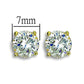 MATK1504 - IP Gold(Ion Plating) Stainless Steel Earrings with AAA Grade CZ  in Clear