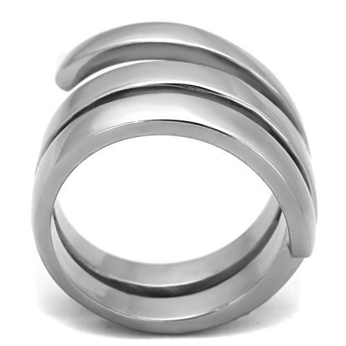 MATK1519 - High polished (no plating) Stainless Steel Ring with No Stone