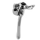 MATK1661 High polished (no plating) Stainless Steel Ring with Top Grade Crystal in Jet
