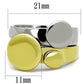 MATK1706 - Two-Tone IP Gold (Ion Plating) Stainless Steel Ring with No Stone