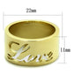 MATK1878 - IP Gold(Ion Plating) Stainless Steel Ring with No Stone