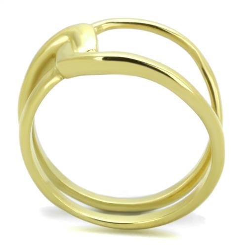 MATK1883 - IP Gold(Ion Plating) Stainless Steel Ring with No Stone