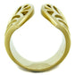 MATK1902 - IP Gold(Ion Plating) Stainless Steel Ring with No Stone