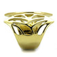 MATK1902 - IP Gold(Ion Plating) Stainless Steel Ring with No Stone