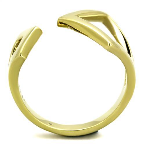 MATK1903 - IP Gold(Ion Plating) Stainless Steel Ring with No Stone