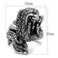 MATK1953 - High polished (no plating) Stainless Steel Ring with No Stone