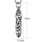 MATK1982 - High polished (no plating) Stainless Steel Necklace with No Stone