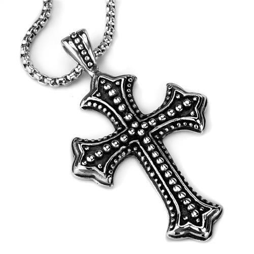 MATK1989 - High polished (no plating) Stainless Steel Necklace with No Stone