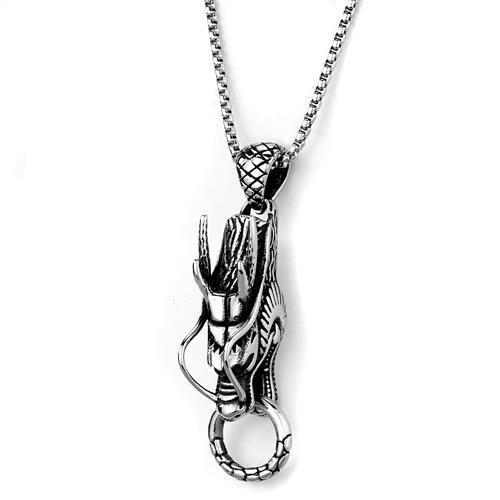 MATK2005 - High polished (no plating) Stainless Steel Necklace with No Stone