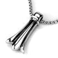 MATK2010 - High polished (no plating) Stainless Steel Necklace with No Stone