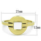 MATK2033 - IP Gold(Ion Plating) Stainless Steel Ring with No Stone
