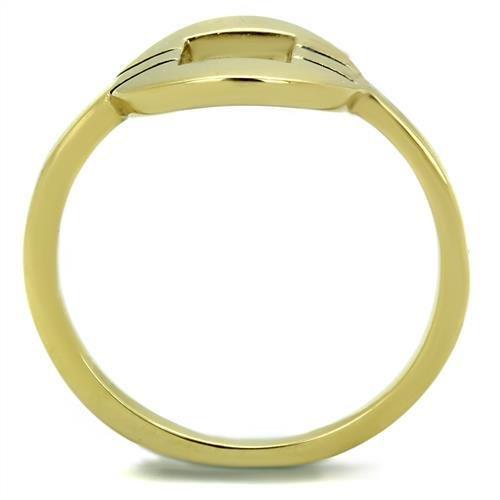 MATK2033 - IP Gold(Ion Plating) Stainless Steel Ring with No Stone