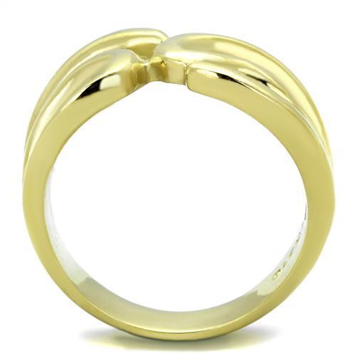 MATK2036 - IP Gold(Ion Plating) Stainless Steel Ring with No Stone