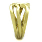 MATK2036 - IP Gold(Ion Plating) Stainless Steel Ring with No Stone