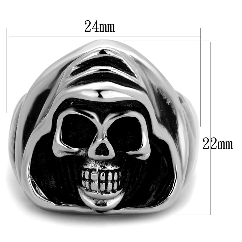 MATK2063 - High polished (no plating) Stainless Steel Ring with No Stone