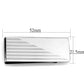MATK2077 - High polished (no plating) Stainless Steel Money clip with No Stone