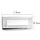 MATK2078 - High polished (no plating) Stainless Steel Money clip with No Stone