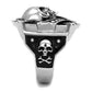 MATK2242 - High polished (no plating) Stainless Steel Ring with No Stone
