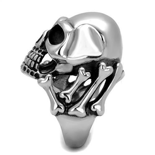 MATK2246 - High polished (no plating) Stainless Steel Ring with No Stone