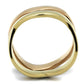 MATK2265 - IP Gold & IP Rose Gold (Ion Plating) Stainless Steel Ring with No Stone