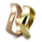 MATK2265 - IP Gold & IP Rose Gold (Ion Plating) Stainless Steel Ring with No Stone