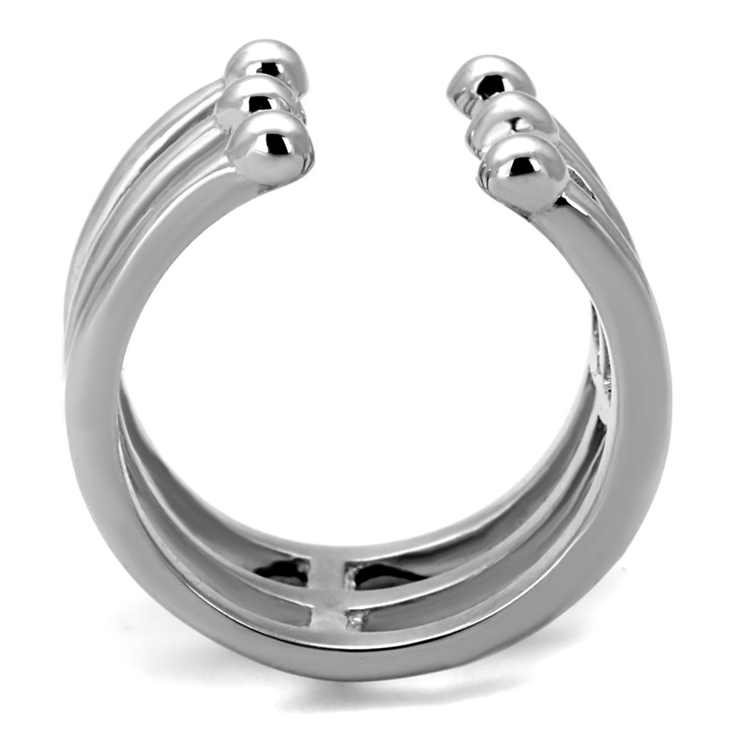MATK2267 - High polished (no plating) Stainless Steel Ring with No Stone