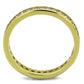 MATK2343G - IP Gold(Ion Plating) Stainless Steel Ring with AAA Grade CZ  in Clear